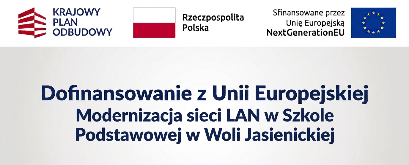 Modernizacja sieci LAN w Szkole Podstawowej w Woli Jasienickiej
