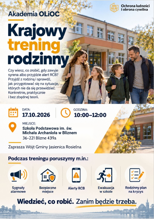 Bezpieczna Rodzina – Krajowy Trening w Szkole Podstawowej w Bliznem