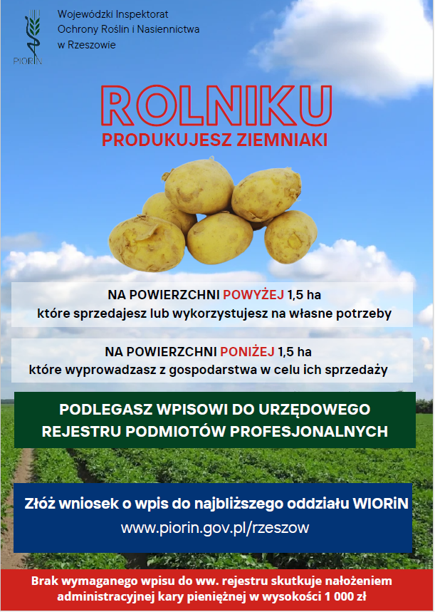 Komunikat dotyczący wpisu do urzędowego rejestru podmiotów profesjonalnych