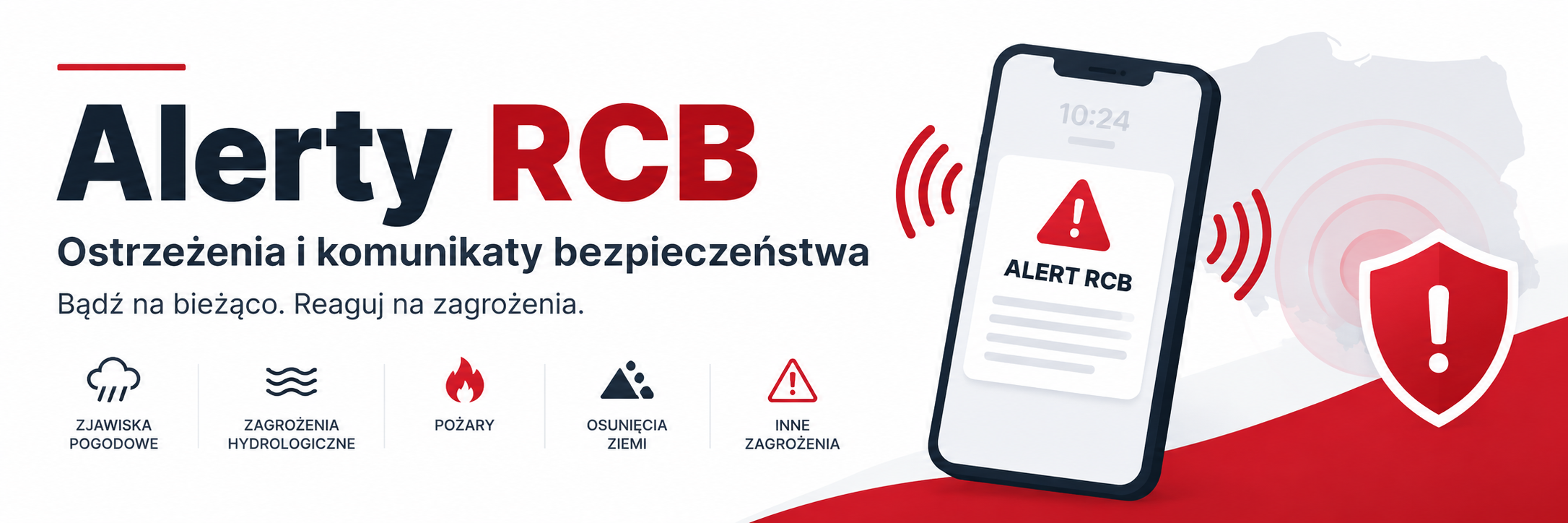 Alert RCB i syreny alarmowe - przypominamy o podstawowych zasadach bezpieczeństwa