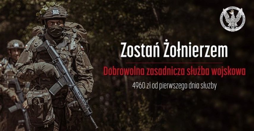 Zostań żołnierzem  dobrowolnej zasadniczej służby wojskowej !