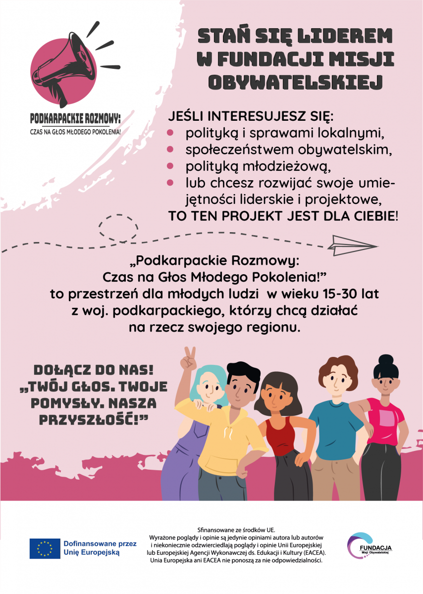 pn. ,,Podkarpackie Rozmowy: Czas na Głos Młodego Pokolenia!’’